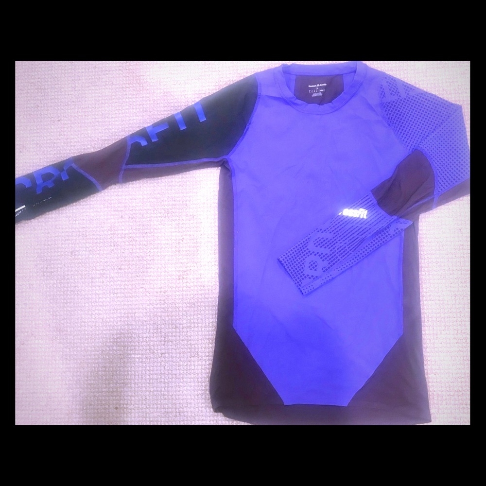 Reebok CrossFit compression top long sleeve size L